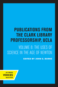 Cover image: The Uses of Science in the Age of Newton 1st edition 9780520318632