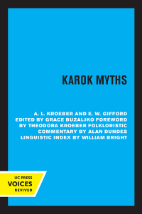 Titelbild: Karok Myths 1st edition 9780520319257