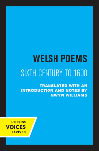 Cover image: Welsh Poems 1st edition 9780520363168