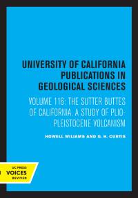 Cover image: The Sutter Buttes of California 1st edition
