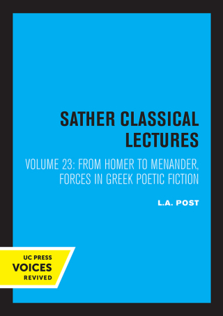 Cover image: From Homer to Menander 1st edition 9780520319653