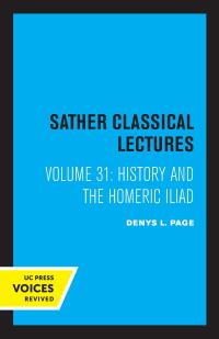 Cover image: History and the Homeric Iliad 1st edition