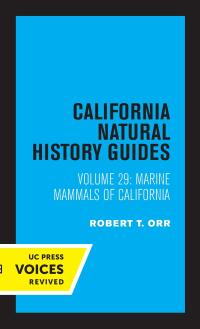 Cover image: Marine Mammals of California 1st edition