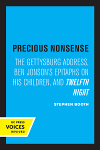 Cover image: Precious Nonsense 1st edition 9780520364059