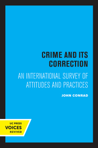 Cover image: Crime and Its Correction 1st edition 9780520364554
