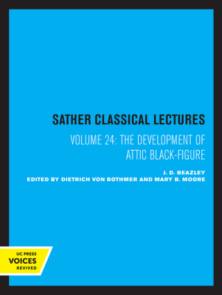 Cover image: The Development of the Attic Black-Figure, Revised Edition 1st edition