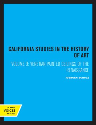 Cover image: Venetian Painted Ceilings of the Renaissance 1st edition