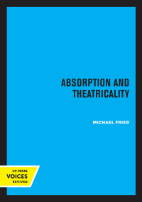 Cover image: Absorption and Theatricality 1st edition