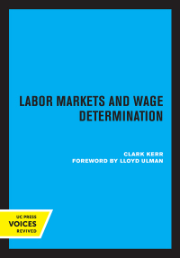 Cover image: Labor Markets and Wage Determination 1st edition