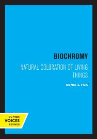 Cover image: Biochromy 1st edition