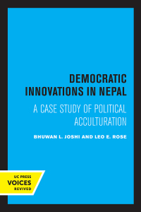 Cover image: Democratic Innovations in Nepal 1st edition 9780520324046