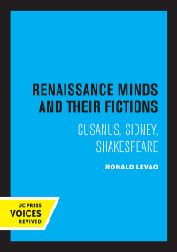 Omslagafbeelding: Renaissance Minds and Their Fictions 1st edition 9780520324558