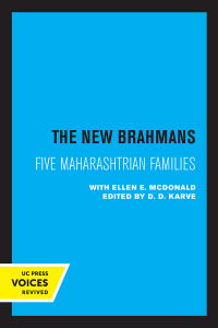 Imagen de portada: The New Brahmans 1st edition 9780520324916