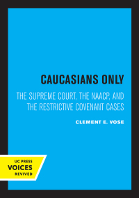 Cover image: Caucasians Only 1st edition 9780520366916