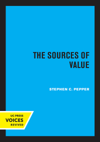 Imagen de portada: The Sources of Value 1st edition 9780520367036
