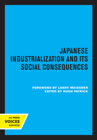 表紙画像: Japanese Industrialization and Its Social Consequences 1st edition 9780520367357