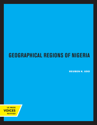 Imagen de portada: Geographical Regions of Nigeria 1st edition