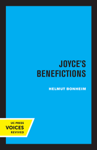 Cover image: Joyce's Benefictions 1st edition 9780520367852