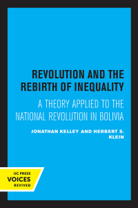 Imagen de portada: Revolution and the Rebirth of Inequality 1st edition 9780520328228