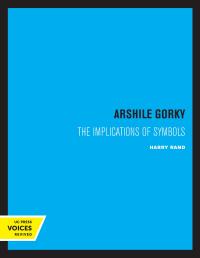 Omslagafbeelding: Arshile Gorky 1st edition