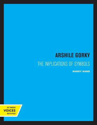 Imagen de portada: Arshile Gorky 1st edition