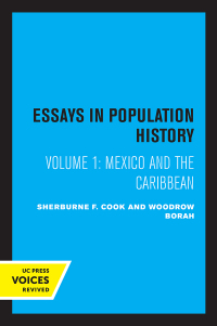 Imagen de portada: Essays in Population History, Volume One 1st edition 9780520329775