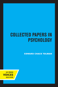 Cover image: Collected Papers in Psychology 1st edition 9780520330931