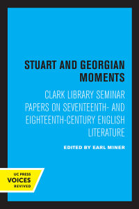 Titelbild: Stuart and Georgian Moments 1st edition 9780520369979