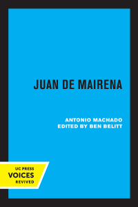Omslagafbeelding: Juan de Mairena 1st edition 9780520332737
