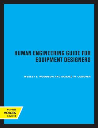 Cover image: Human Engineering Guide for Equipment Designers 2nd edition