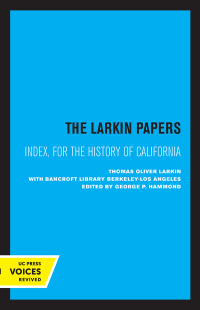 Cover image: The Larkin Papers, Index 1st edition