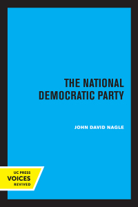 Titelbild: The National Democratic Party 1st edition 9780520371231