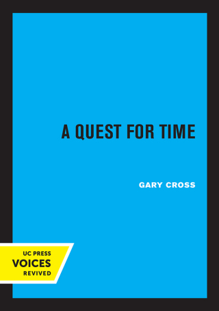 Imagen de portada: A Quest for Time 1st edition 9780520372016