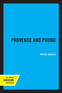 Imagen de portada: Provence and Pound 1st edition 9780520335608