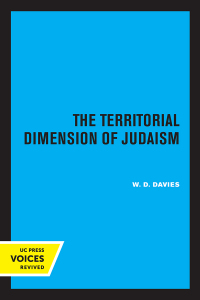 表紙画像: The Territorial Dimension of Judaism 1st edition 9780520367197