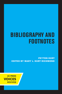 صورة الغلاف: Bibliography and Footnotes, Third Edition 3rd edition 9780520338111