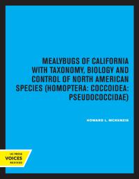 صورة الغلاف: Mealybugs of California with Taxonomy, Biology and Control of North American Species 1st edition