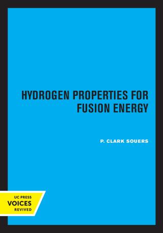 Cover image: Hydrogen Properties for Fusion Energy 1st edition
