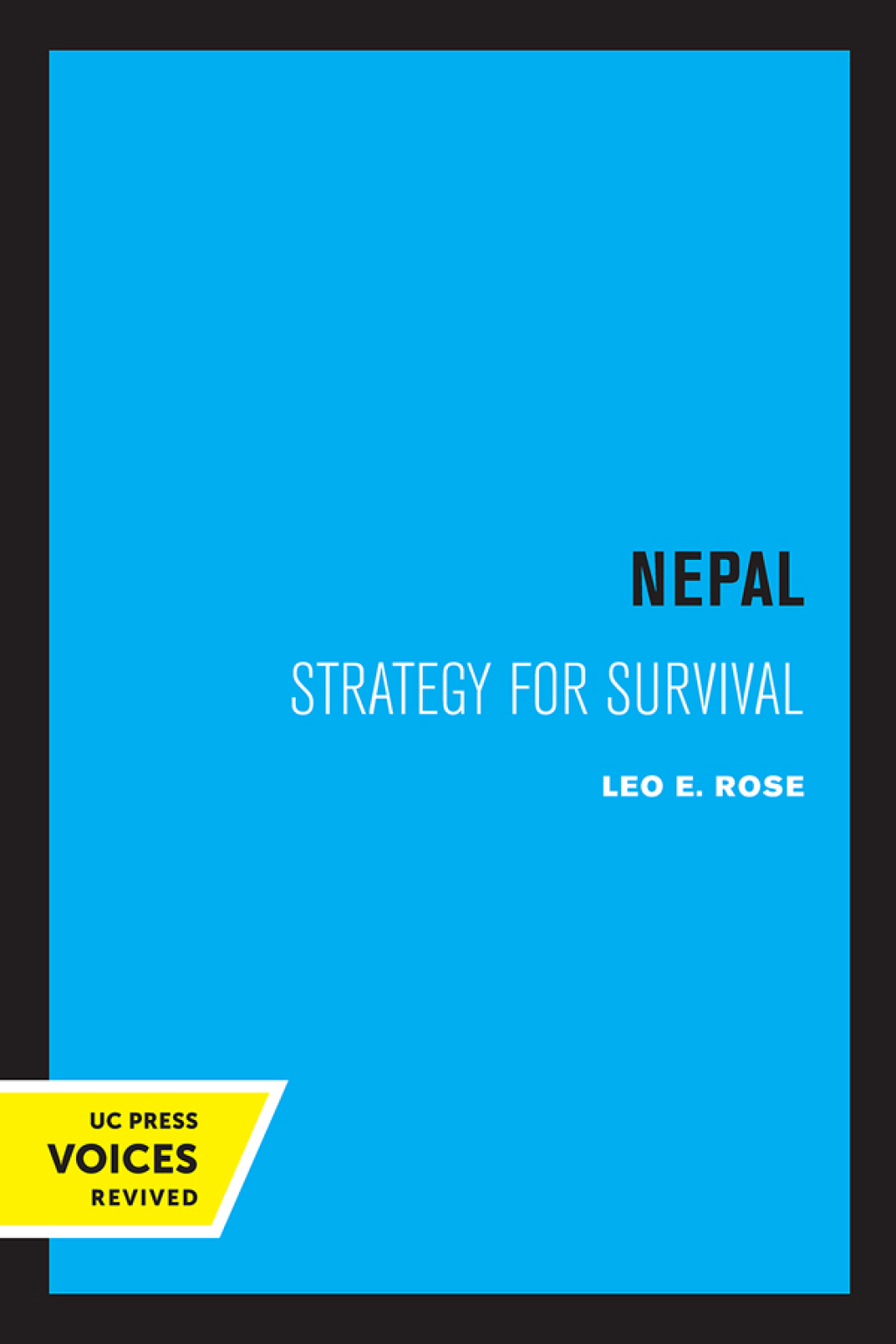 Nepal Strategy for Survival 1st Edition