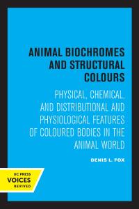 Titelbild: Animal Biochromes and Structural Colours 2nd edition