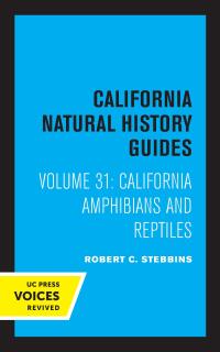 Imagen de portada: California Amphibians and Reptiles 1st edition