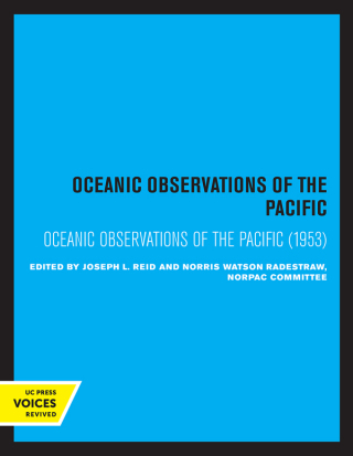 Imagen de portada: Oceanic Observations of the Pacific, 1953 1st edition 9780520357440