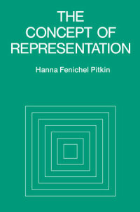 Cover image: The Concept of Representation 1st edition 9780520021563