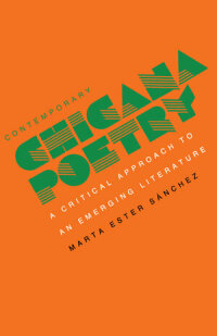 Imagen de portada: Contemporary Chicana Poetry 1st edition 9780520058880