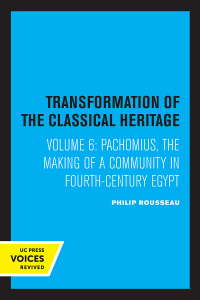 Imagen de portada: Pachomius 1st edition 9780520219595
