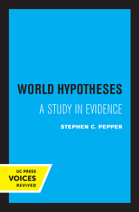 表紙画像: World Hypotheses 1st edition 9780520009943