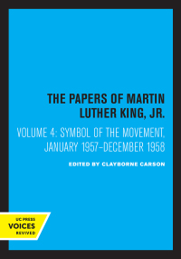 Cover image: The Papers of Martin Luther King, Jr., Volume IV 1st edition 9780520222311