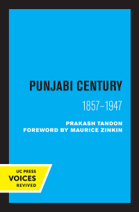 Titelbild: Punjabi Century, 1857-1947 1st edition 9780520012530