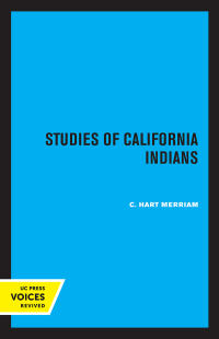 Titelbild: Studies of California Indians 1st edition