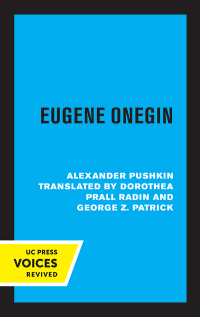 Cover image: Eugene Onegin 1st edition 9780520346574